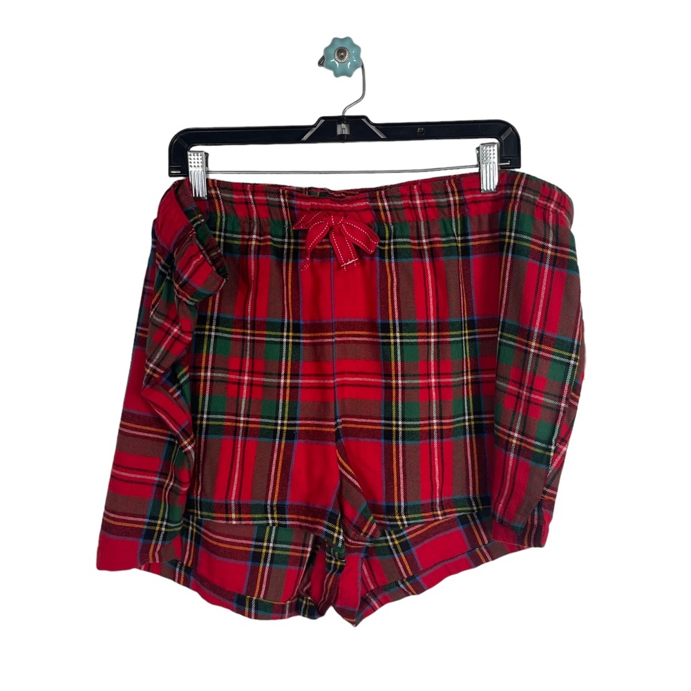 Old navy plaid sleep shorts pajamas fall winter holiday gifting plus size XXL